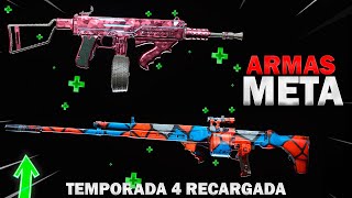 MEJORES ARMAS META TEMPORADA 4 RECARGADA | TOP ARMAS META WARZONE