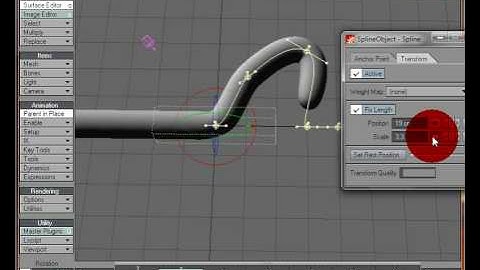 Shift Spline Transform for LightWave