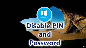 How to disable the PIN and Password when entering Windows 10 and Lock Screen. In 2021