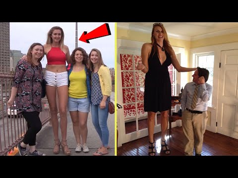 أفضل 10 فتيات عملاقات حقيقيات ذات طول وحجم لا يصدق