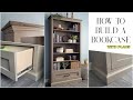 How to build a Bookcase // DIY Cabinet - Plans available