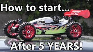 How to Start a Nitro Engine after long term storage | Hobao Hyper 7