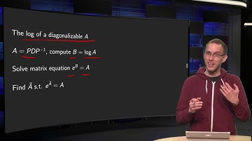 The logarithm of a diagonalizable matrix