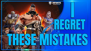 I REGRET a lot of these mistakes Don