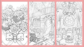 Zen color coloring game compilation by number #7 |  Coloring Games