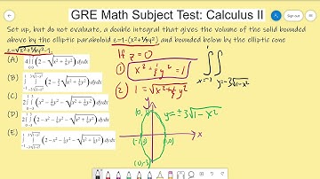Cracking the GRE Math Subject Test - Calculus II #28 (medium)