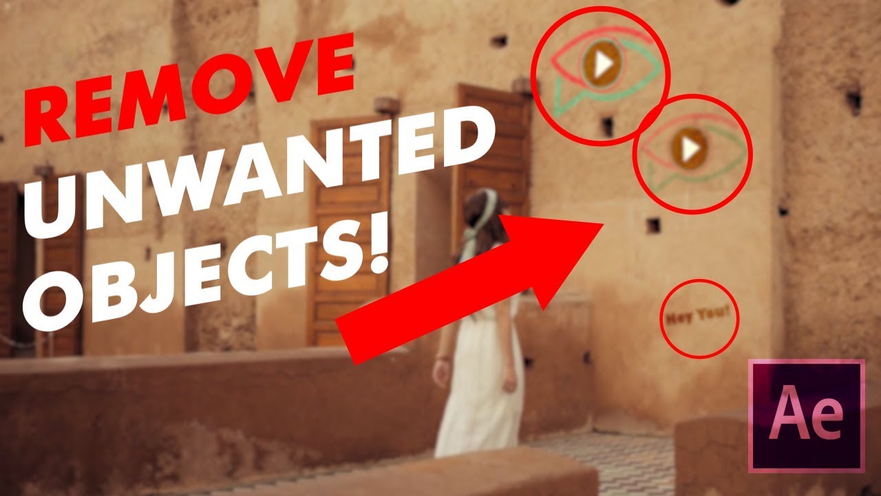 REMOVE any object from your footage with CONTENT-AWARE FILL! - After