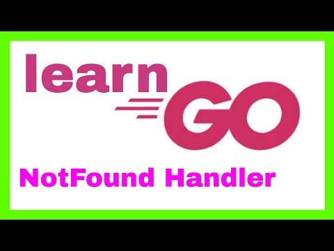 Not Found Handler Golang