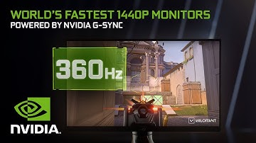 WORLD’s FASTEST 1440p Esports Monitors – Powered by NVIDIA G-SYNC