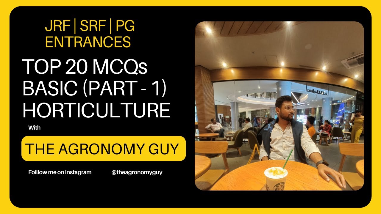 Basic Horticulture MCQ | PART - 1  