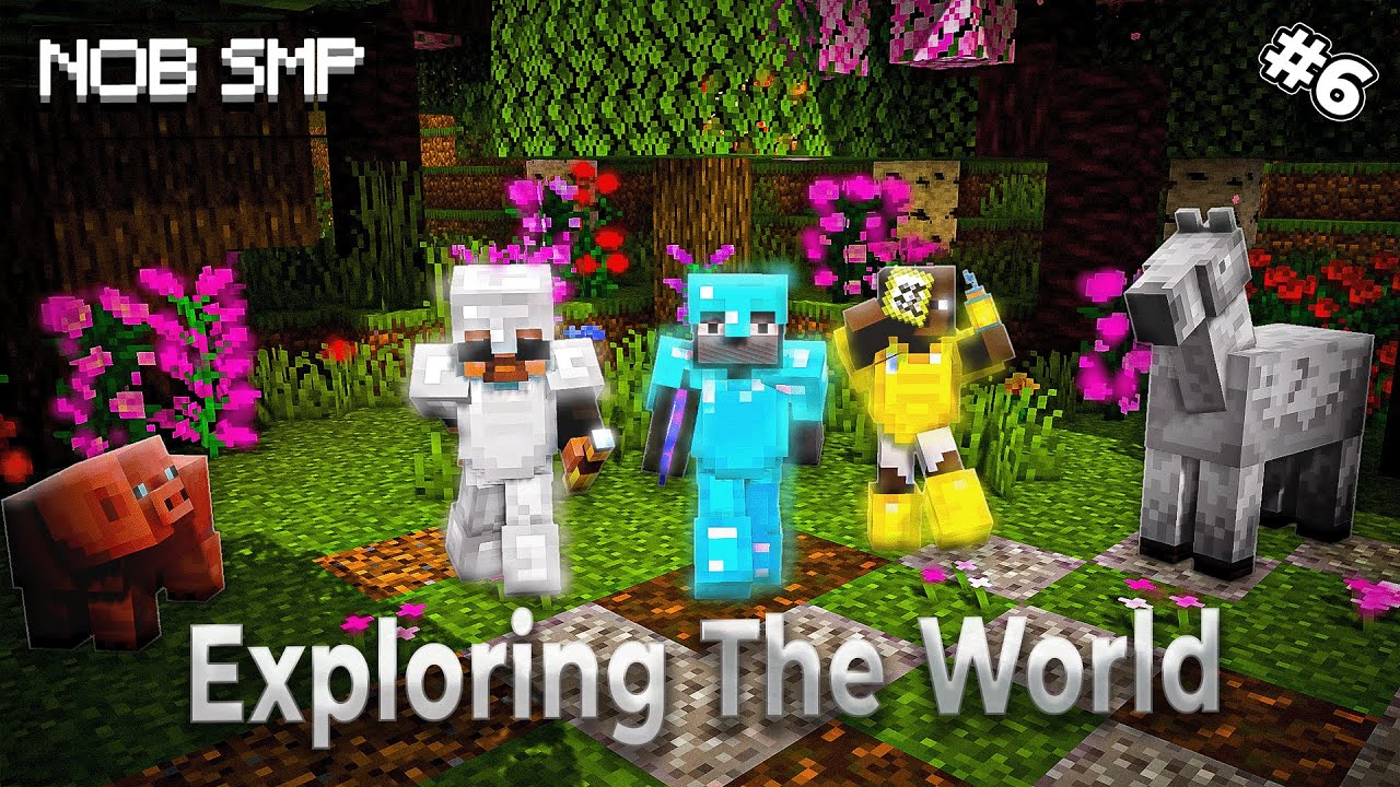 Exploring The World! | Nob Smp | 🔴Minecraft Live #6 - YouTube