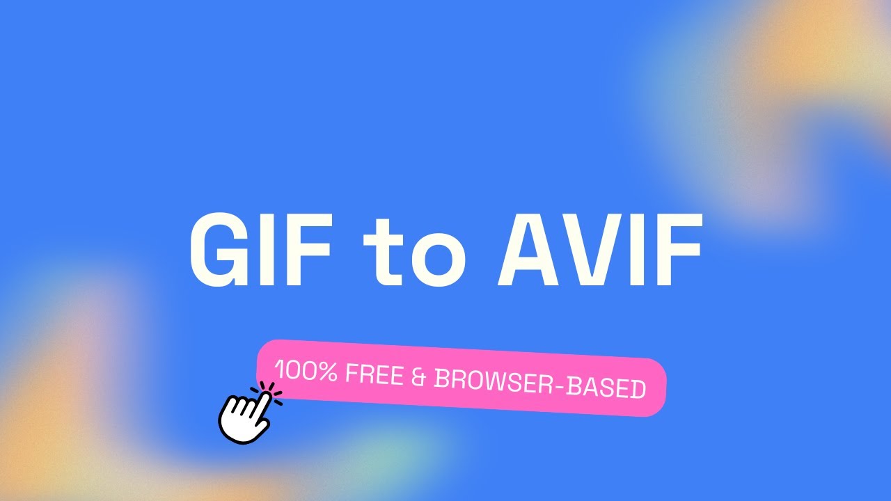Example Avif Animation How To GIF To AVIF Format - YouTube