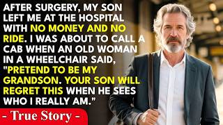 My Son Left Me Alone At The Hospital With No Money — Then An Old Woman In A Wheelchair Whispered ...