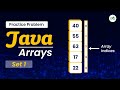 Java arrays set 1  school practice problem  geeksforgeeks school