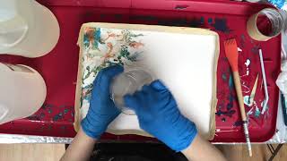 Resin Top Coat Over Acrylic Painting Tutorial