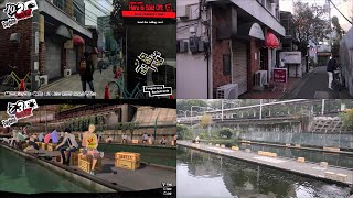 Persona 5  Game Vs Real Life  100 Shots Of Real Life Locations Comparison