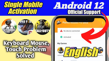 Panda Mouse Pro Android 12 Official Solution | Keyboard Mouse Problem Fixed | On Device Activation