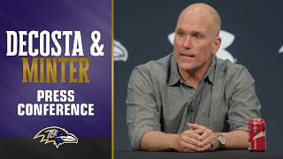 Eric DeCosta and Jesse Minter Media Availability | Baltimore Ravens