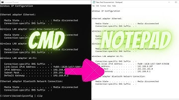 Command Prompt: How to Copy the Output of CMD || Redirect Output from the CMD to Text File