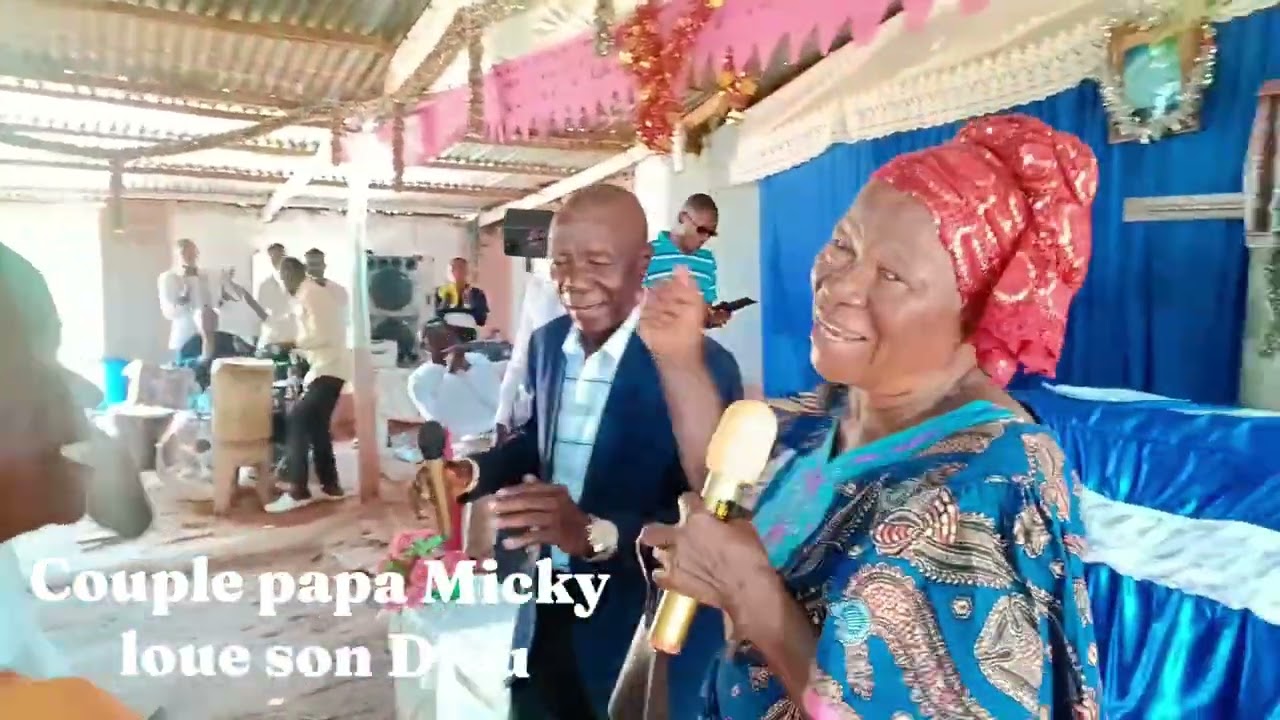 Un cantique de remerciement ( couple papa Micky )