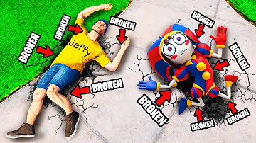 Jeffy & POMNI Broke EVERY BONE in GTA 5!
