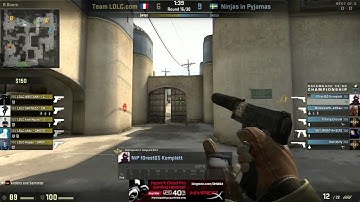 NiP vs LDLC on de_dust2 @ Dreamhack Winter 2014 Grand Finals (CS:GO NiP vs LDLC) Game 1