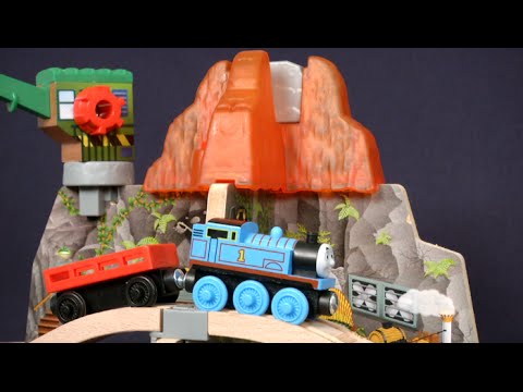 thomas the train volcano