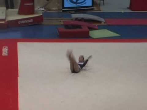 Israa Afifi floor 2009 African Gymnastics Champion...