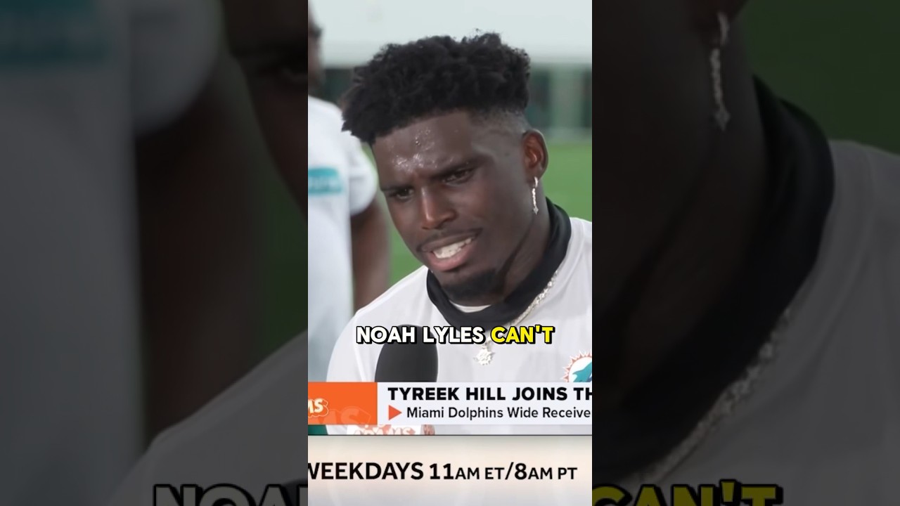 Tyreek Hill with a message for Noah Lyles 😳 (via 