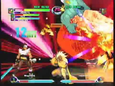 MvC2: Hayato Spiderman Hulk THC 80% Assist Punish