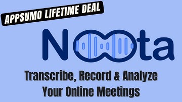Noota Review | Noota AppSumo Lifetime Deal - How To Use Noota