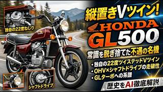 ホンダ・GL500の歴史:常識を脱ぎ捨てた「縦置きVツイン」の衝撃。なぜ“不遇の名機”は伝説のターボへと語り継がれたのか?