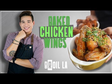 Sticky Thai & Spicy BBQ Baked Chicken Wings