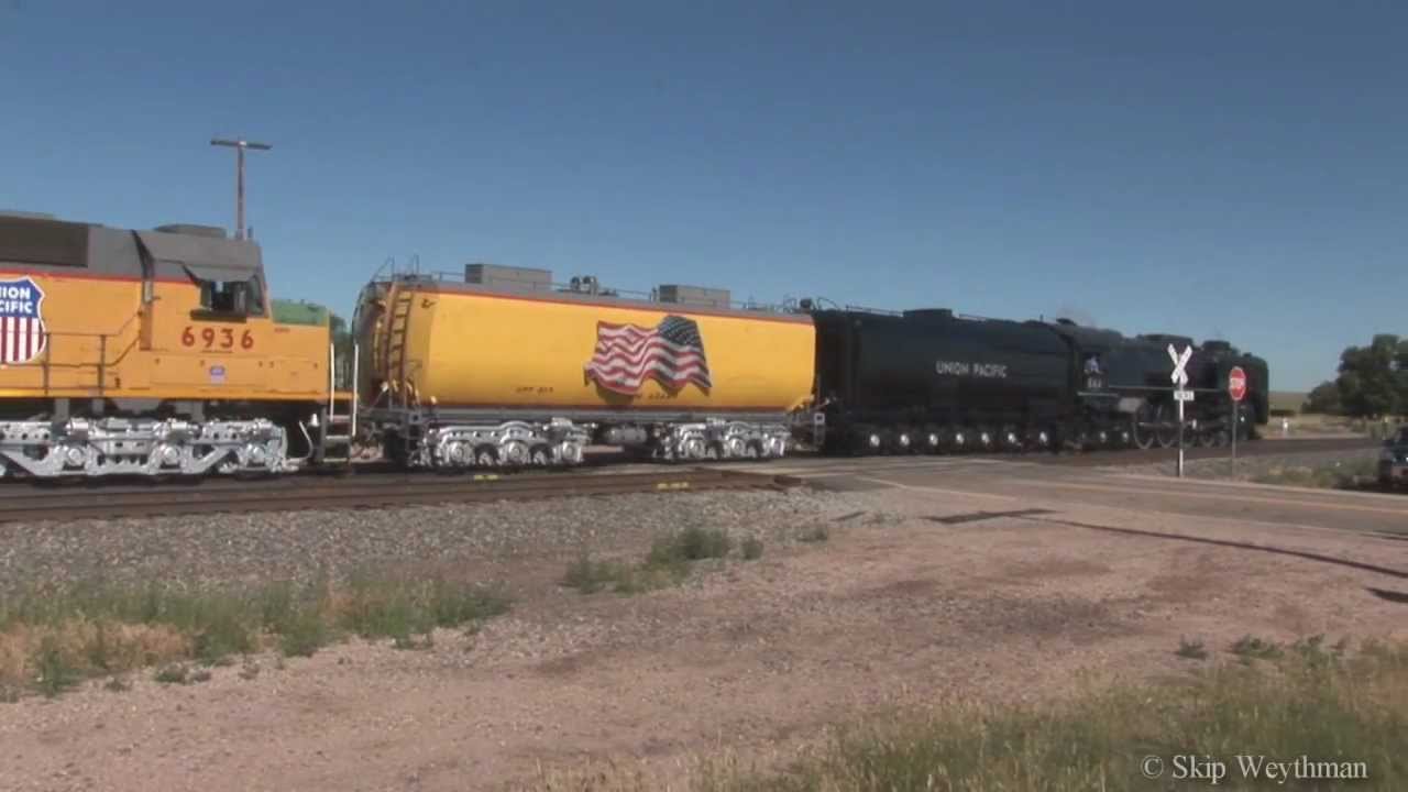 UP 844 Nunn to Carr, Co 2011 Cheyenne Frontier Days Train YouTube