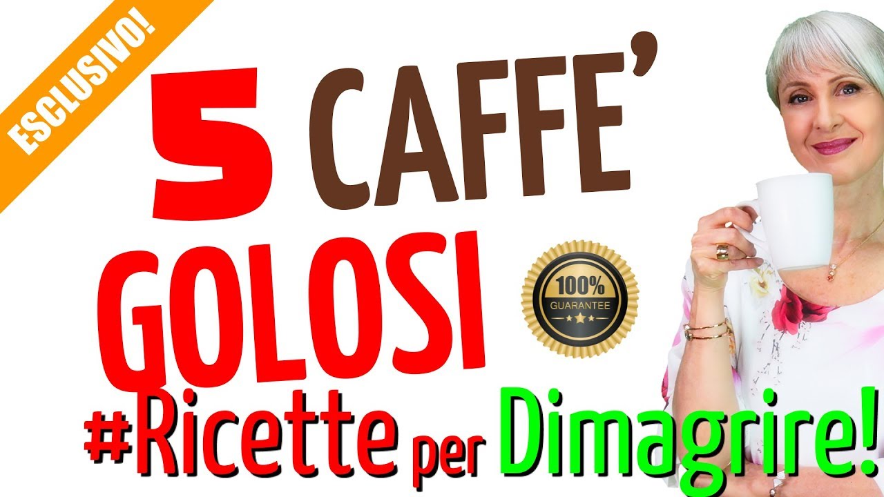DESSERT al CAFFE' TERMOGENICO? 5 RICETTE fatte in casa BRUCIA GRASSI, LIGHT, GOLOSE