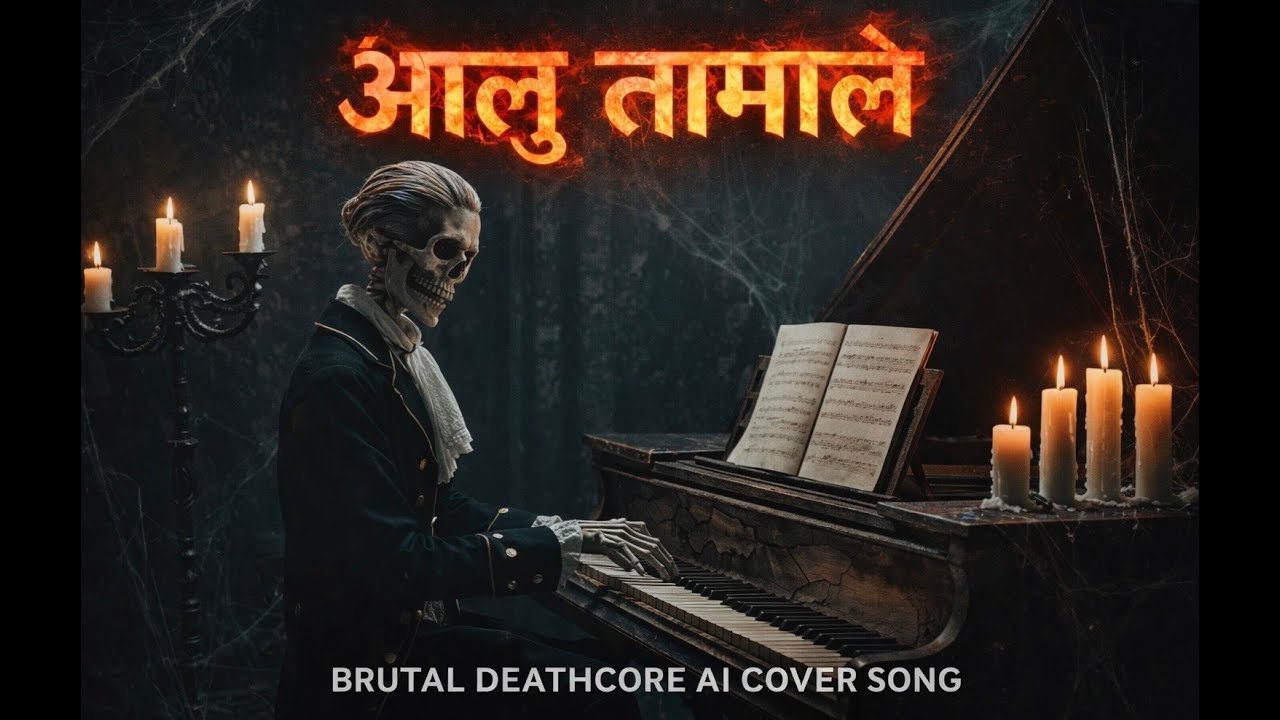 आलु तामाले (Aalu Tamale) | BRUTAL DEATHCORE AI COVER | Nepali Folk Metal 🔥