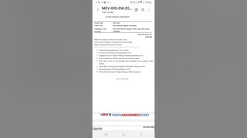 MEV-016 # environmental  impact  assessment # assignment questions  # mscenv #ignou