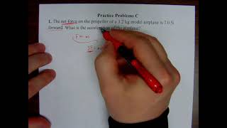 Phys Ch 04 Practice Problem C #1