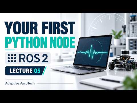 Write Your First ROS 2 Python Node: Timers, Logging & Debugging | Lecture 05