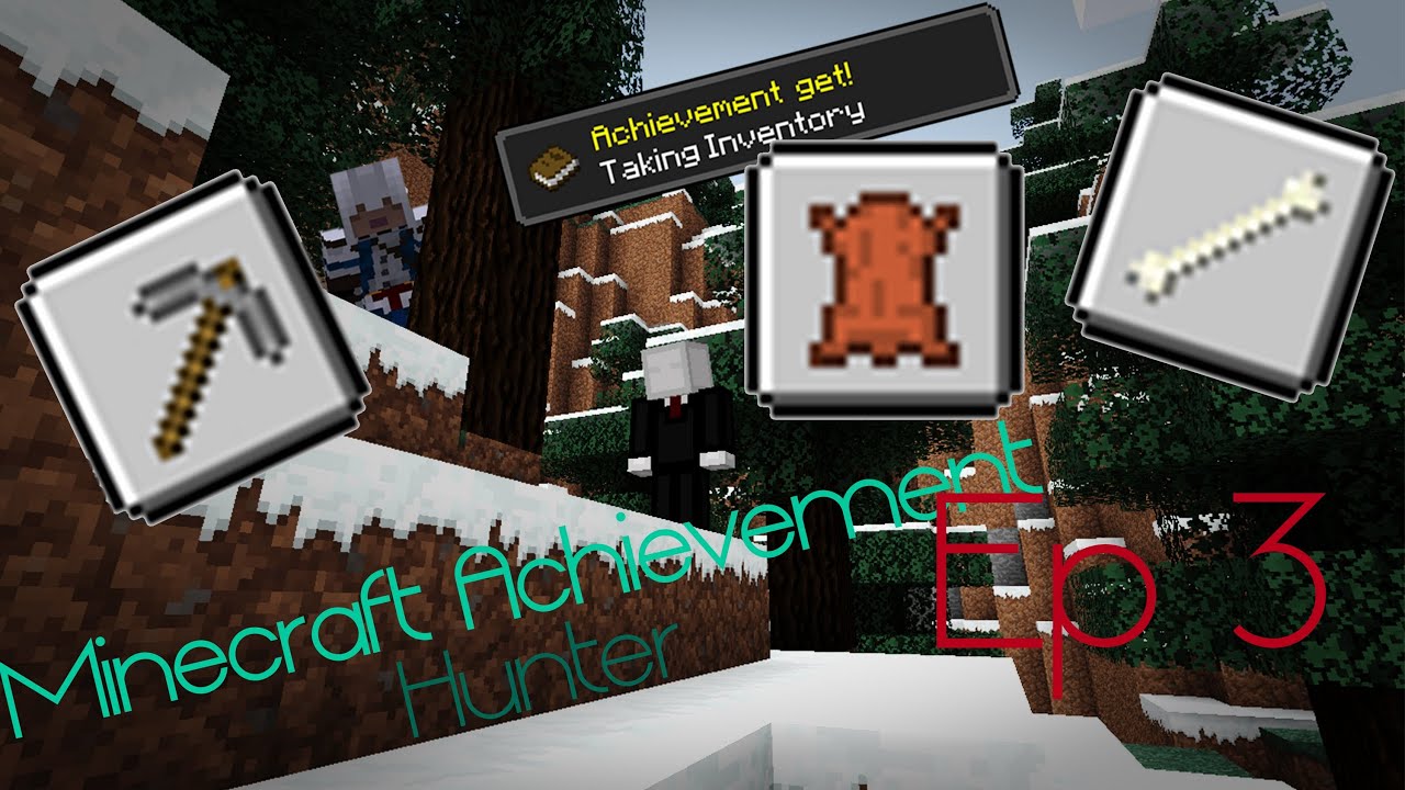 Minecraft Achievement Hunter Ep. 3: Getting an upgrade and killing stuff