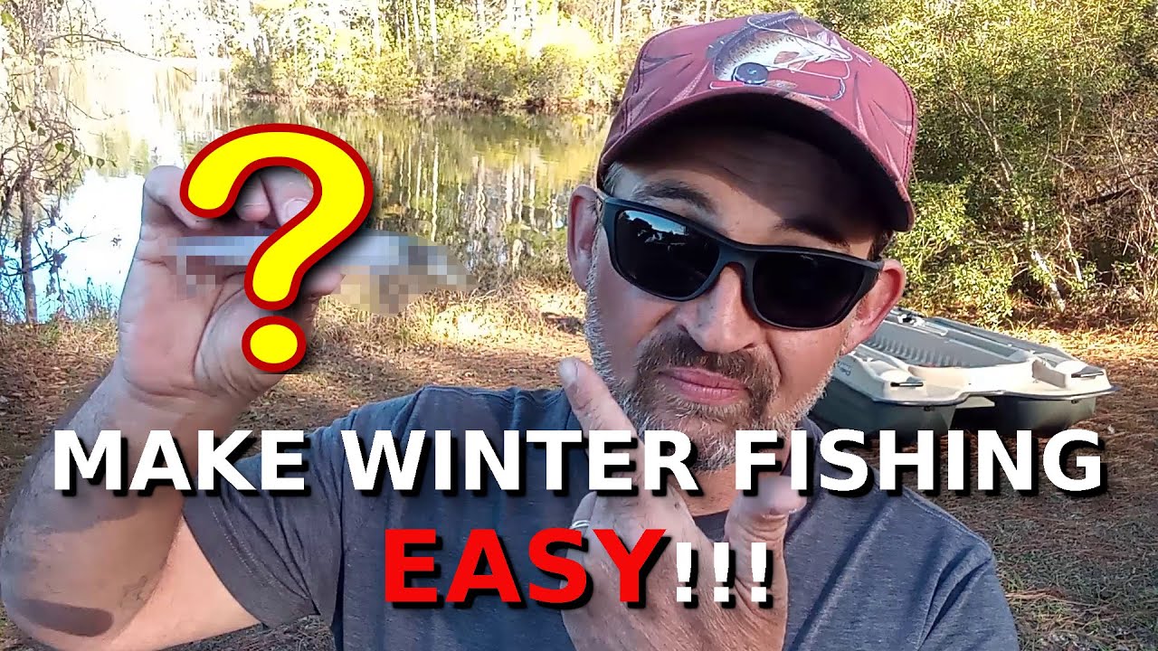 It’s EASY To CHEAT At Winter Bass Fishing!!!!