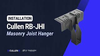Cullen Rapid Build Masonry Hanger (RB-JHI): Installation
