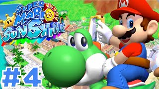 Super Mario Sunshine - Gameplay - Part 4 - Pinna Park & Sirena Beach 100%! (Nintendo Switch)