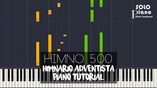 Video thumbnail of "HIMNO 500 - Hazme tu siervo | Piano Tutorial + Partitura"