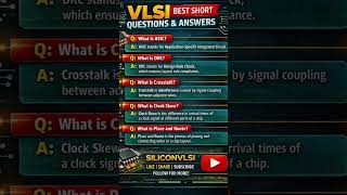 VLSI Useful Questions sets # vlsi #cmos #shorts #asmr