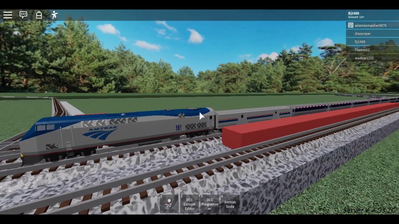 Amtrak Palmetto 90 From Savannah, GA to New York City, (Roblox Game