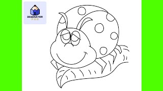 Să Desenezi O Gărgăriță Buburuză Usor Pas Cu Pas Tutorial Pentru Incepatori