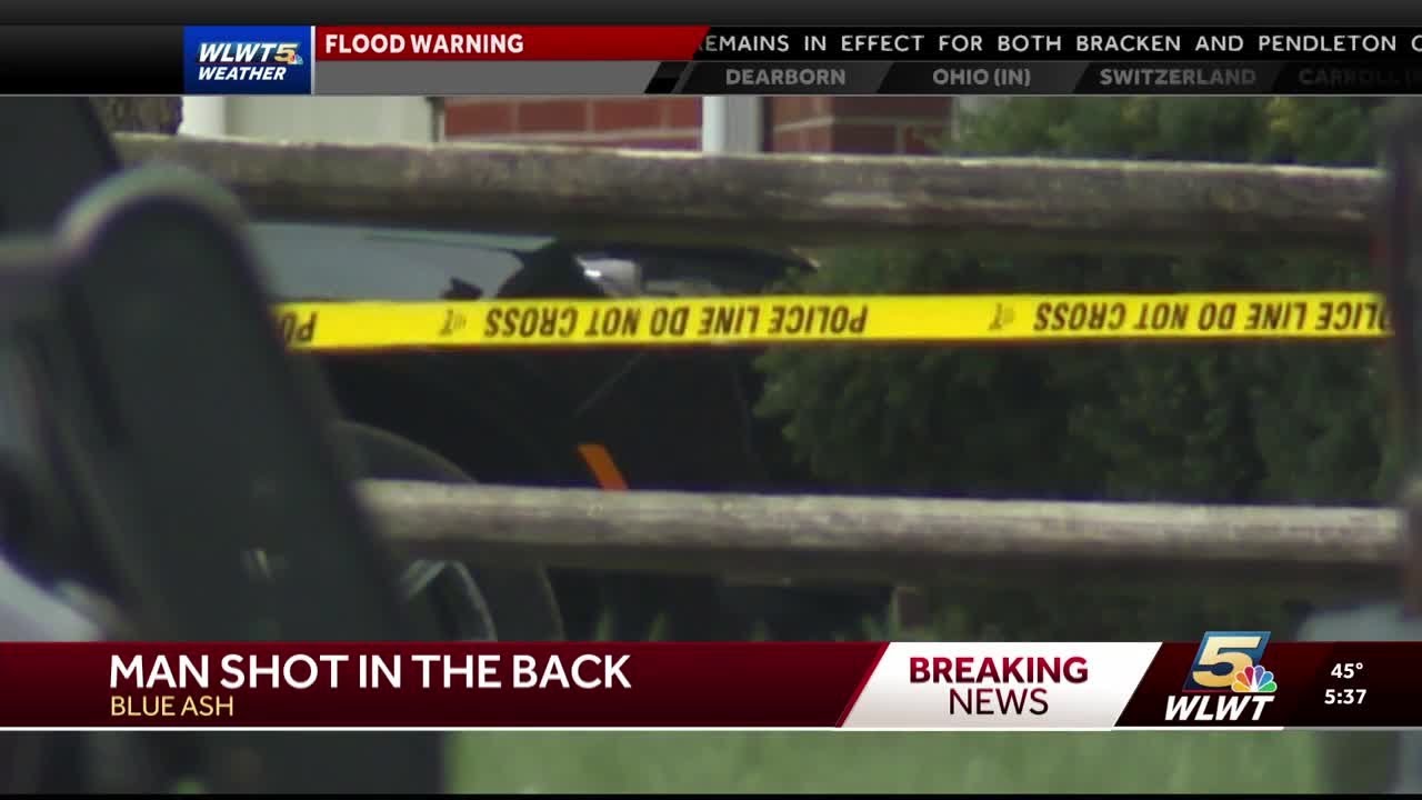 Police: Man injured after being shot in back in Blue Ash - YouTube
