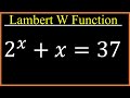 How to Crack 2^x + x = 37 Fast! | Math Olympiad