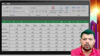 Work Smart - Auto Highlight active cell Row in excel sheet